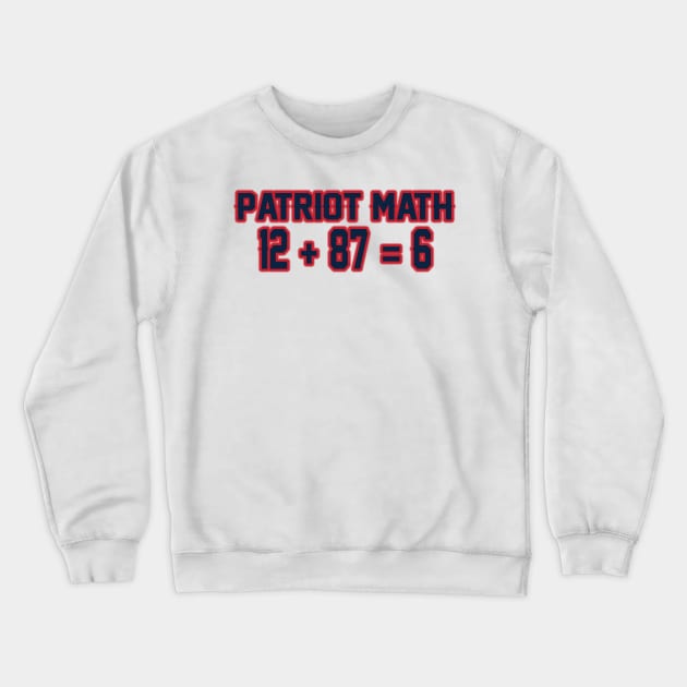 Patriot Math! Crewneck Sweatshirt by OffesniveLine